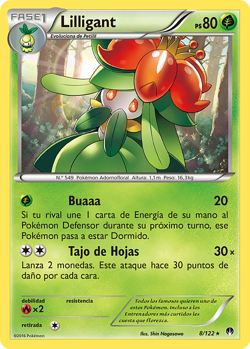 evolucion pokemon lilligant