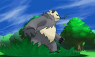 Pangoro, nuevo Pokémon de tipo lucha/siniestro.