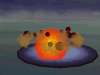 Emboar usando golpe calor en la quinta generación