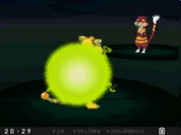 Ampharos usando chispazo en la quinta generación.