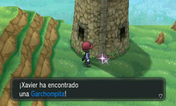 Localización Garchompita.png (219 kB) Localización exacta de la Garchompita en Pokémon X y Pokémon Y.