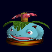 Trofeo de Venusaur en SSBM.