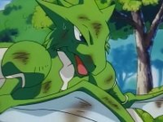 EP099 Scyther herido