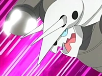 EP405 Aggron usando garra metal