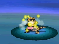 Krokorok recibiendo golpe cuerpo en la quinta generación.