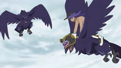 EP1189 Lionel calmando a un Corviknight