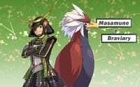 Masamune y su Braviary.