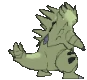 Imagen posterior de Tyranitar en la sexta y séptima generación