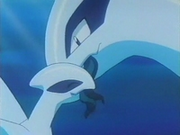 EP222 Lugia alimentando a su cría