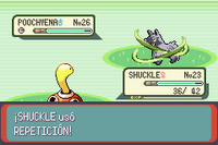 Shuckle usando constricción2 en la tercera generación.