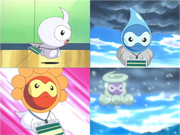 EP359 Castform y sus distintas formas