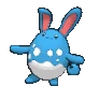 Imagen de Azumarill en Pokémon X, Pokémon Y, Pokémon Rubí Omega, Pokémon Zafiro Alfa, Pokémon Sol y Pokémon Luna