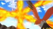 EP889 Moltres usando llamarada