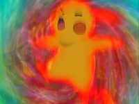 ...que absorbe la energía del Pikachu de Ash...