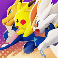 Greninja, Charizard, Pikachu y Cinderace en Pokémon UNITE.