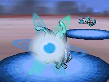 Lumineon usando acua aro en la quinta generación.