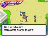 Minun es tu Pokémon Acompañante.