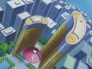 Ciudad Férrica en el anime.