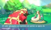 Tierra del ocaso inutilizando el movimiento danza lluvia de Milotic.
