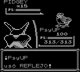 Alakazam usando reflejo en la primera generación.