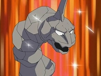 Onix de Roark/Roco activando su habilidad.