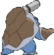 Imagen posterior de Mega-Blastoise en la sexta y séptima generación