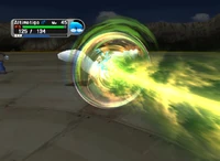 Altaria usando rayo solar en Pokémon XD: Tempestad oscura.