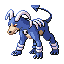 Imagen de Houndoom variocolor en Pokémon Rubí y Zafiro