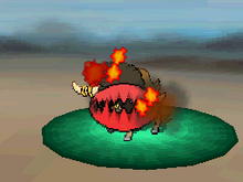 NBNB2 colmillo ígneo.png (706 kB) Bouffalant recibiendo colmillo ígneo en la quinta generación.