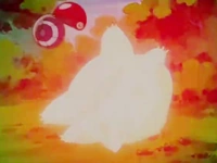 Bulbasaur es capturado por Ash.