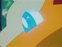 Girafarig de Cherry usando premonición. Sus ojos se iluminan...