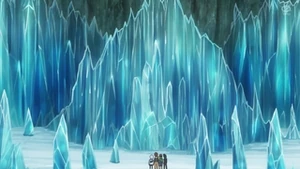 Dentro de la Cueva Helada.