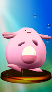 Trofeo de Chansey en SSBM.