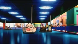 Coche de choque con forma de Illumise.