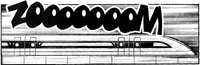 Magnetotrén en el manga.