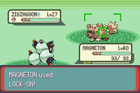 Magneton usando fijar blanco en la tercera generación.