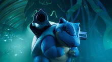 Blastoise clonado por Mewtwo en P22.