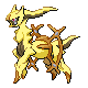 Arceus tipo tierra DP brillante 2