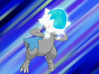 Cranidos de Roark/Roco usando foco energía.