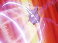 Crobat de Brock usando bomba sónica.