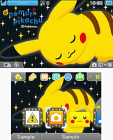 Tema 3DS Pokémon Onemuri Pikachu