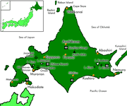 Hokkaido map