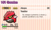Varios aspectos cambiados en Groudon, uno de los Pokémon que pueden llegar al nivel 15.