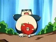 EP109 Snorlax persiguiendo a Ash