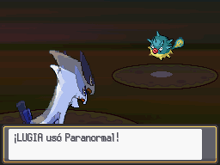 Lugia Usando paranormal en la cuarta generación.