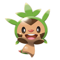 Artwork de Chespin en Pokémon Rumble World.