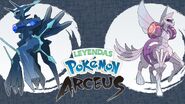 Dialga y Palkia forma origen Leyendas Pokémon Arceus