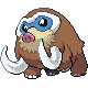 Imagen de Mamoswine macho en Pokémon Platino