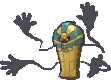 Imagen de Cofagrigus en Pokémon X, Pokémon Y, Pokémon Rubí Omega, Pokémon Zafiro Alfa, Pokémon Sol y Pokémon Luna