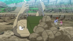EP1127 Geodude buscando fósiles